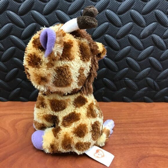 TY Beanie Boos -‎ Safari brown/purple giraffe 2014 - Picture 2 of 4